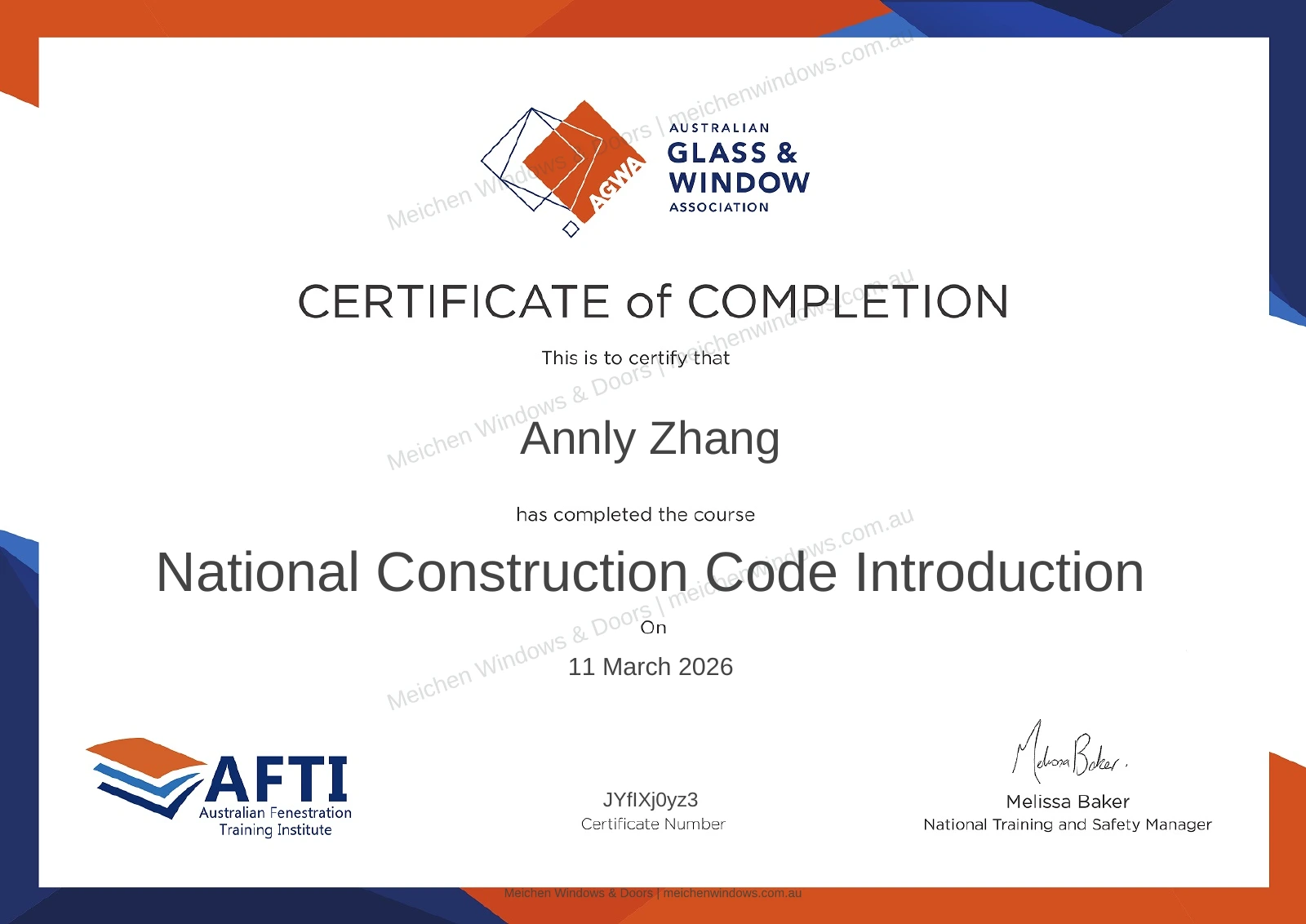 National Construction Code Introduction — Course Record — watermarked page 1