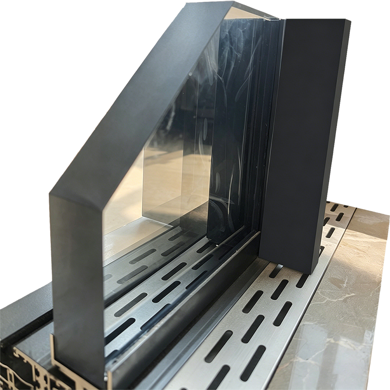 Aluminium window section detail diagram