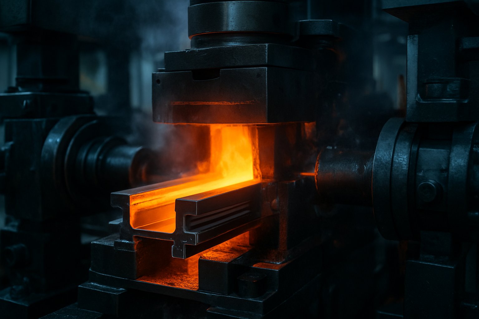 aluminium window profiles are formed through high temperature extrusion