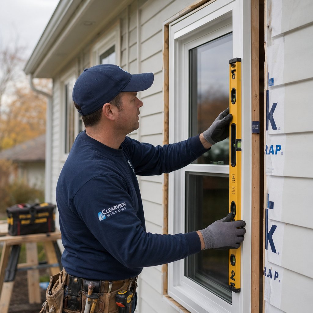 an experienced installer ensures proper shimming sealing and alignment for long lasting window performance