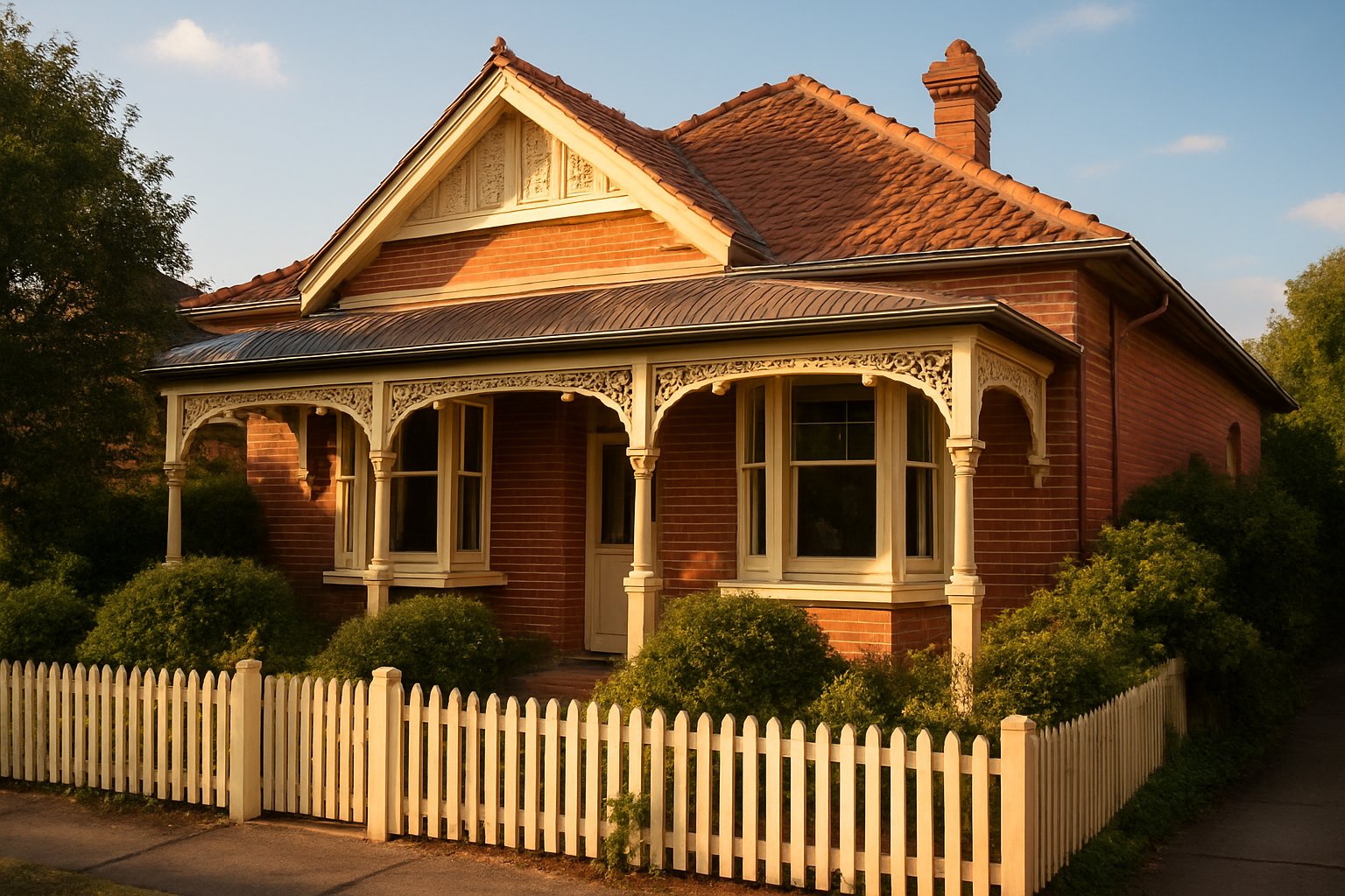 heritage listed australian federation cottage with traditional timber framed windows where aluminium may not be suitable