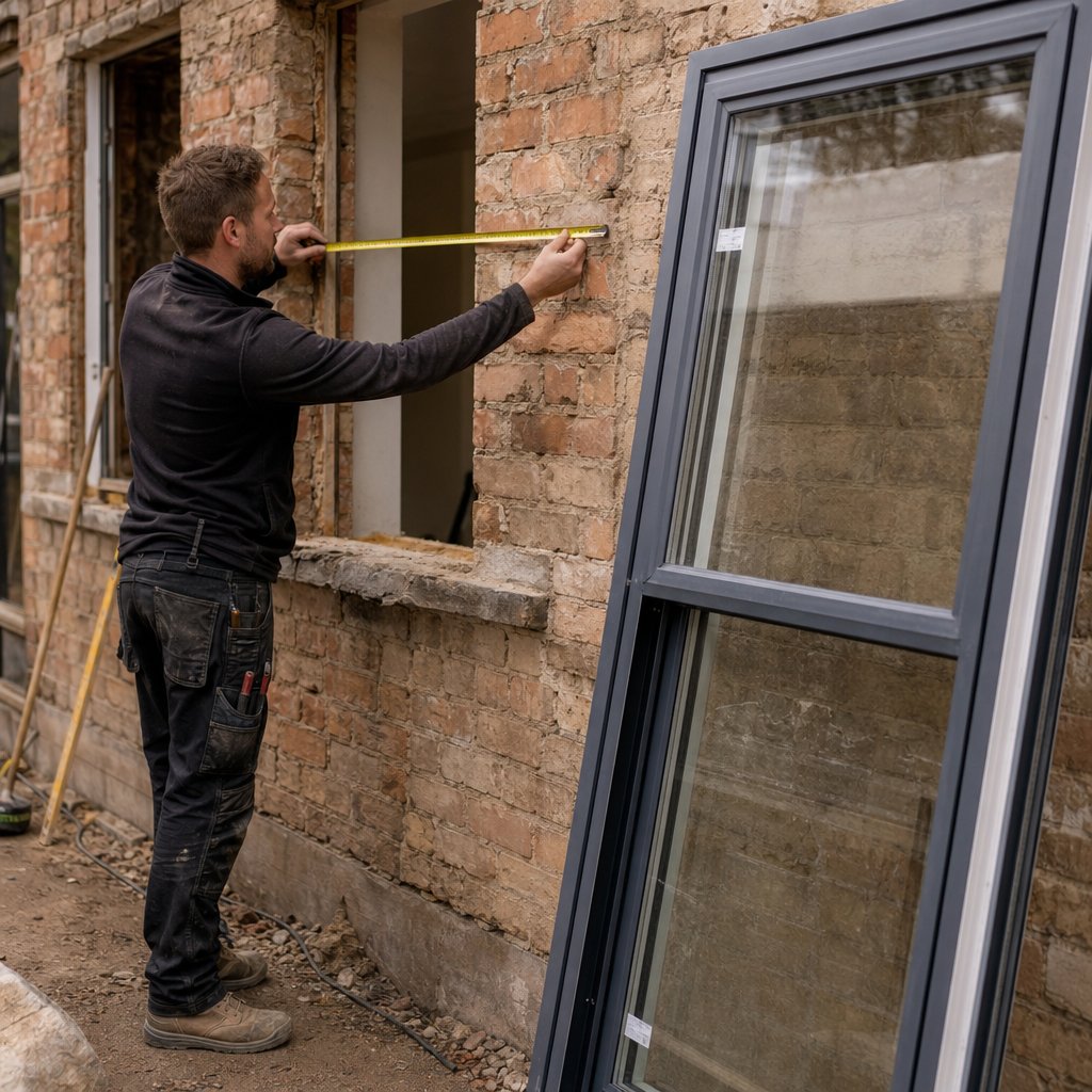 precise reveal measurements during retrofit projects prevent costly fitting errors with rigid aluminium window frames
