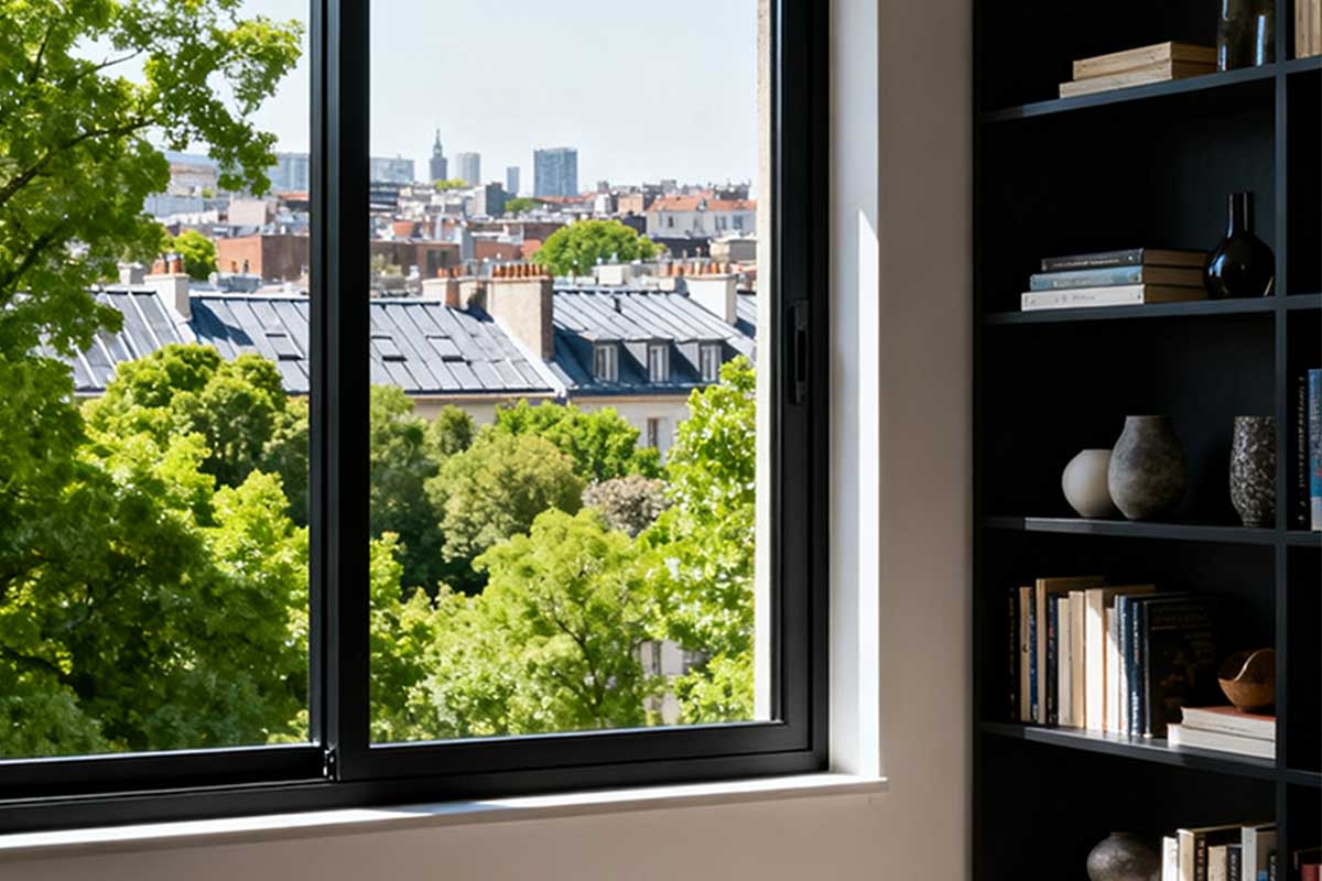 professional installation of an aluminium sliding window showing structural preparation and waterproofing work