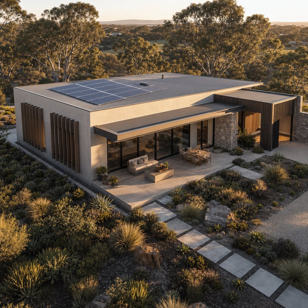 window orientation and shading strategies determine how each facade manages sunlight and heat