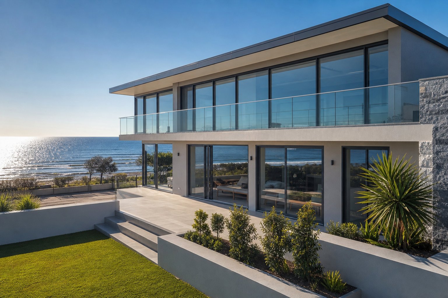 aluminium sliding windows specified for adelaide's coastal climate with marine grade finishes