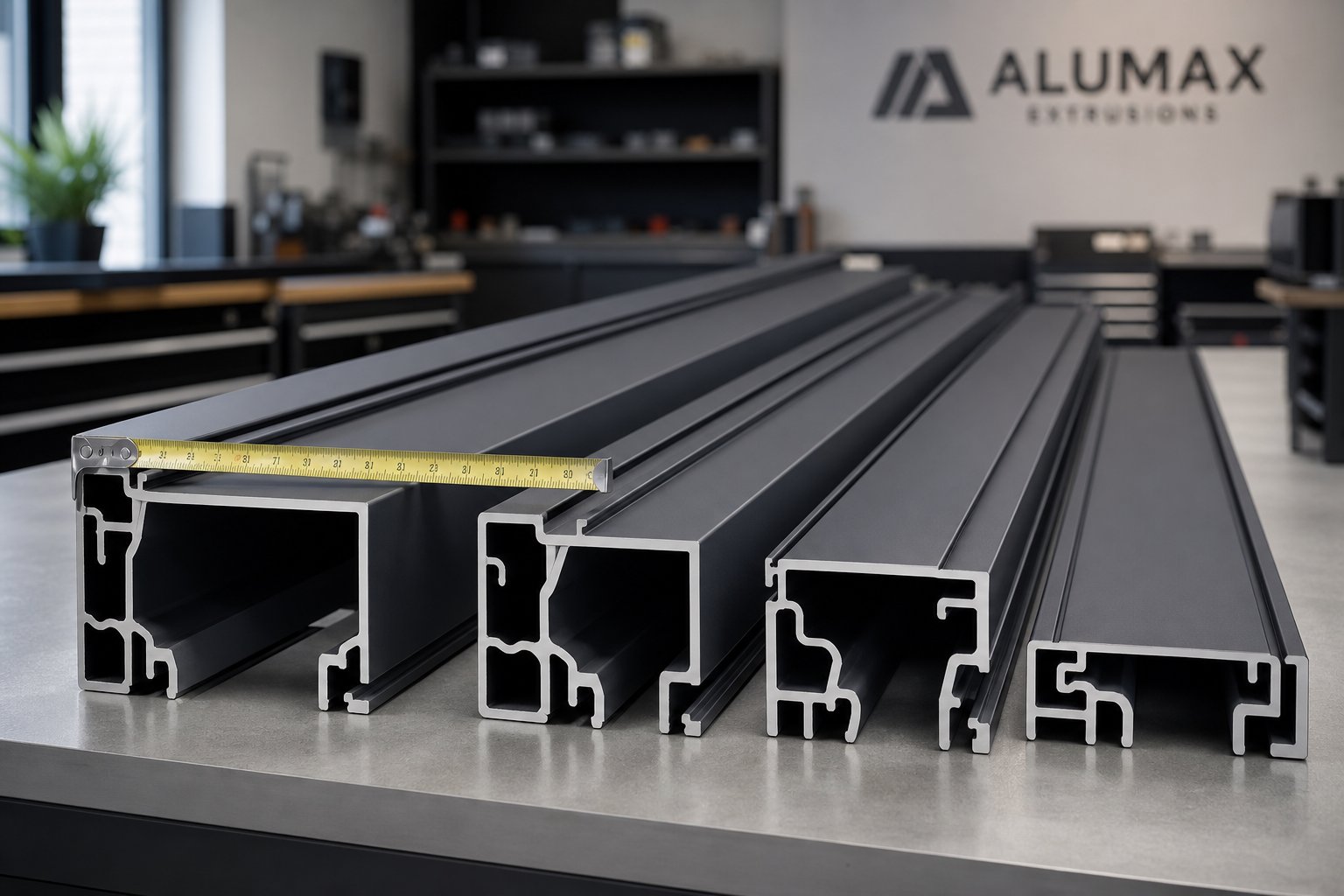 aluminium sub sill profiles come in various widths and cross sections to suit different wall build ups and window frame depths