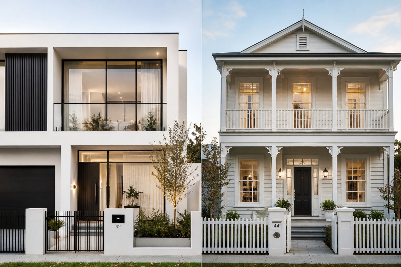 aluminium windows adapting to contrasting architectural styles from modern minimalist to traditional weatherboard