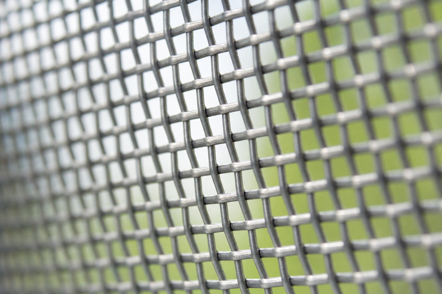 close up view of aluminium mosquito mesh weave showing the precise grid pattern that determines insect protection and airflow