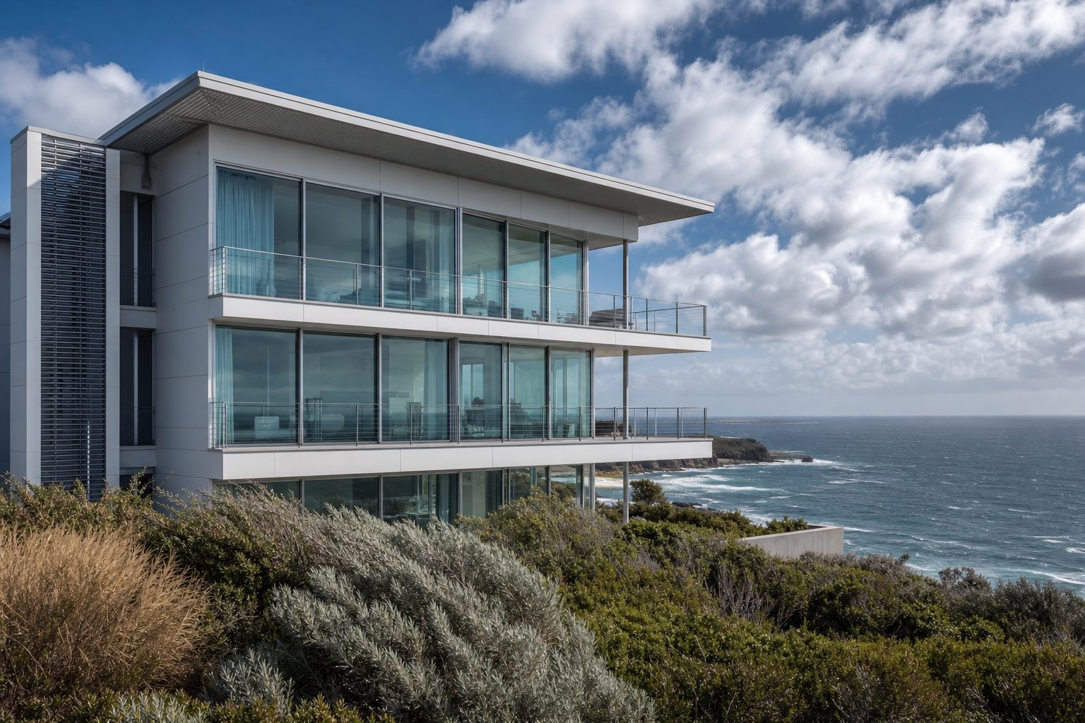 coastal aluminium windows require marine grade sealants to withstand salt spray and intense uv exposure
