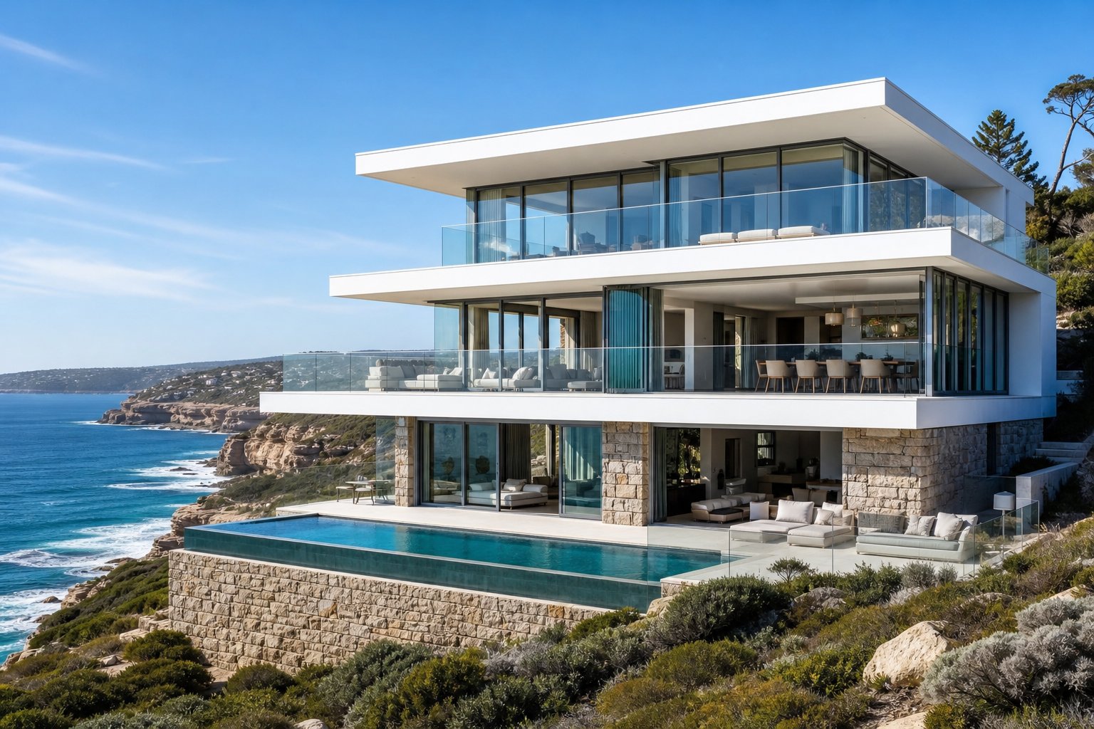 coastal australian homes require marine grade finishes on aluminium window profiles to resist salt spray corrosion