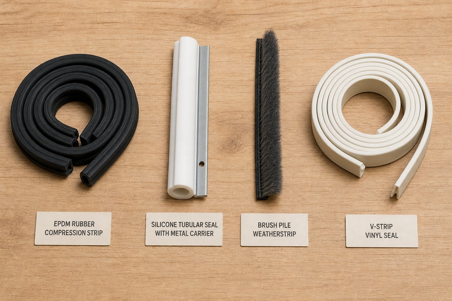 common seal materials for aluminium windows including epdm rubber silicone brush pile weatherstrip and v strip