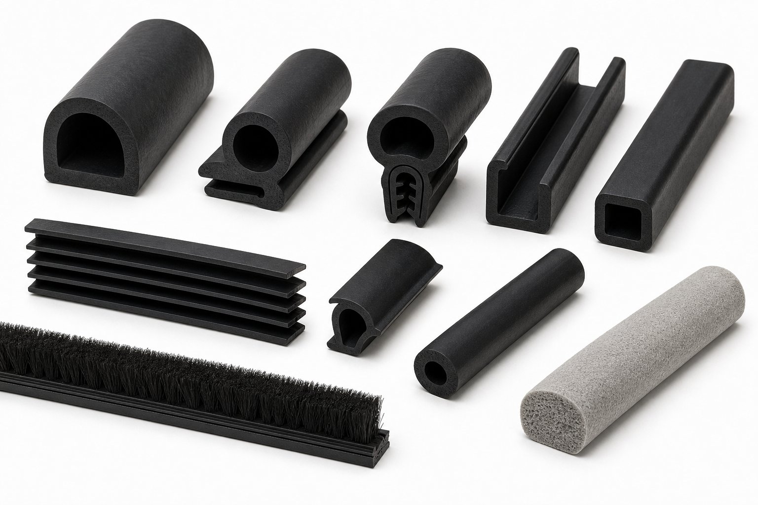 epdm gaskets pile weatherstripping and compression seals used in aluminium window systems