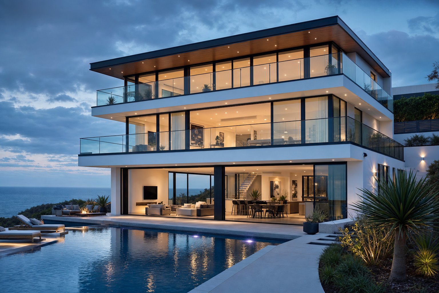 premium aluminium door and window system on a contemporary australian home designed for long term coastal performance