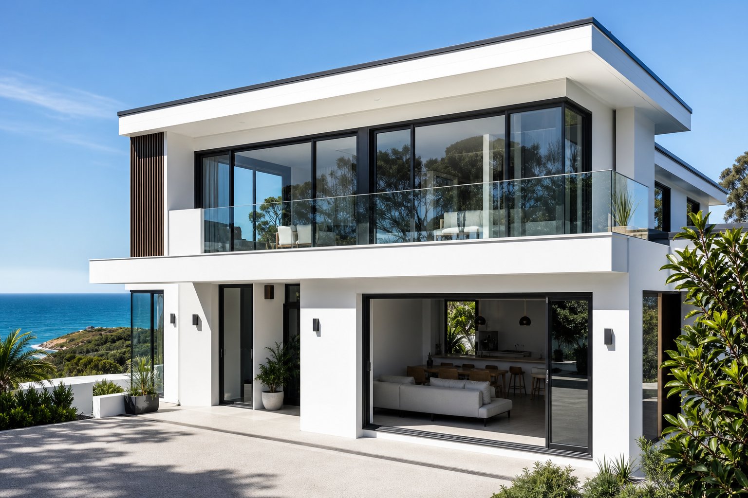 quality powder coated aluminium window frames maintaining colour integrity under intense australian sunlight