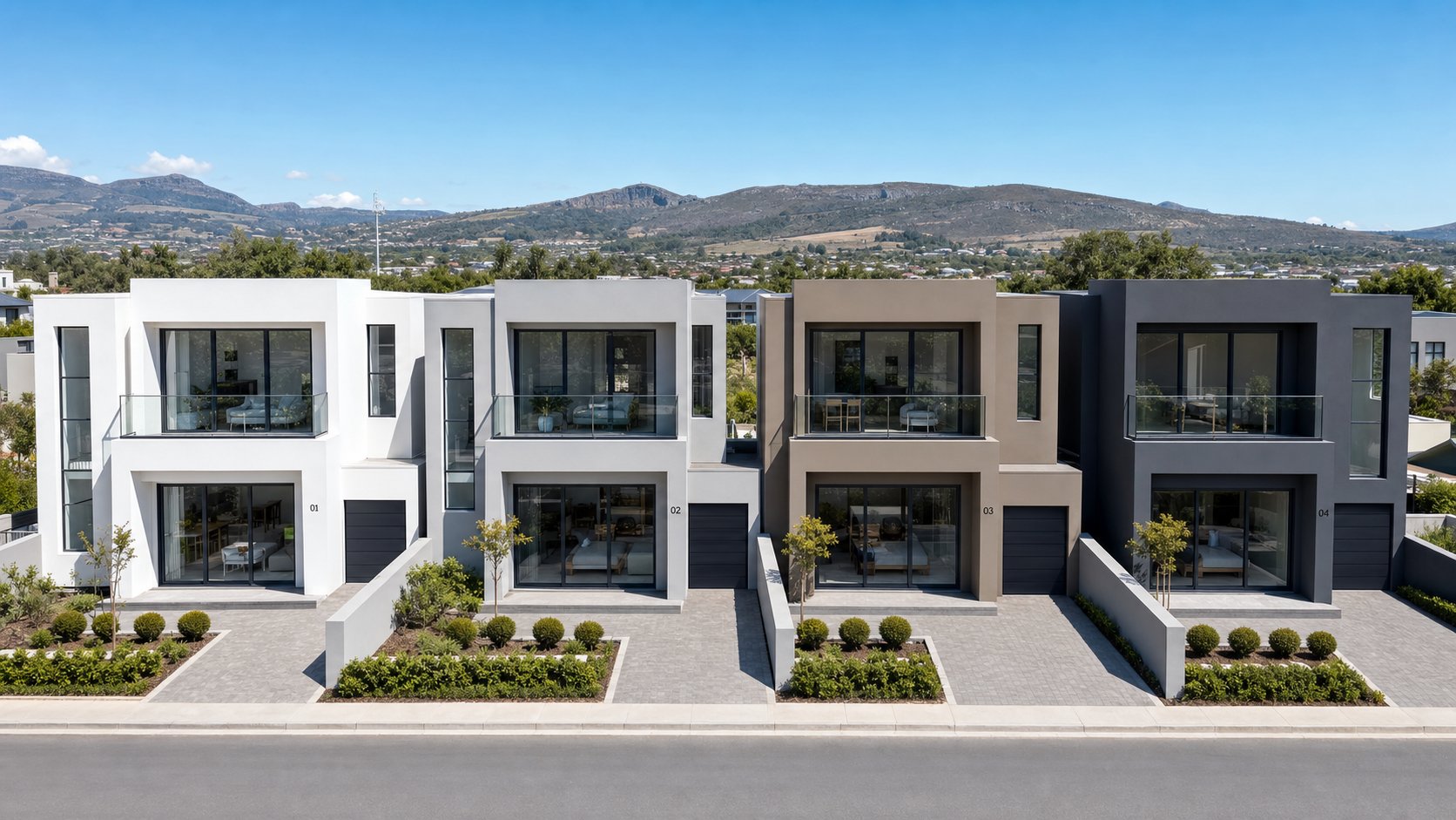 standard aluminium powder coat colours %E2%80%94 white silver bronze and charcoal %E2%80%94 each absorb solar heat differently on sun exposed facades