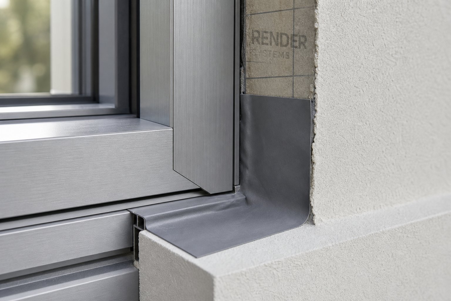 the smooth non porous surface of aluminium frames creates unique adhesion challenges for flashing membranes compared to timber or vinyl