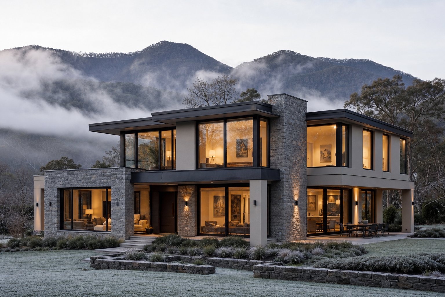 thermally broken aluminium profiles prevent condensation and heat loss in cold climate australian homes