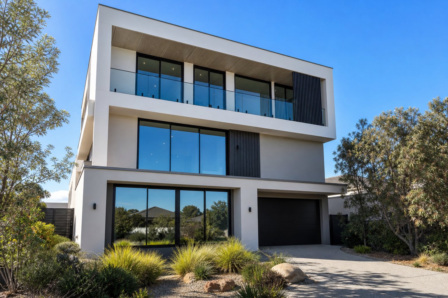well maintained aluminium sliding windows retaining their finish quality on an adelaide home