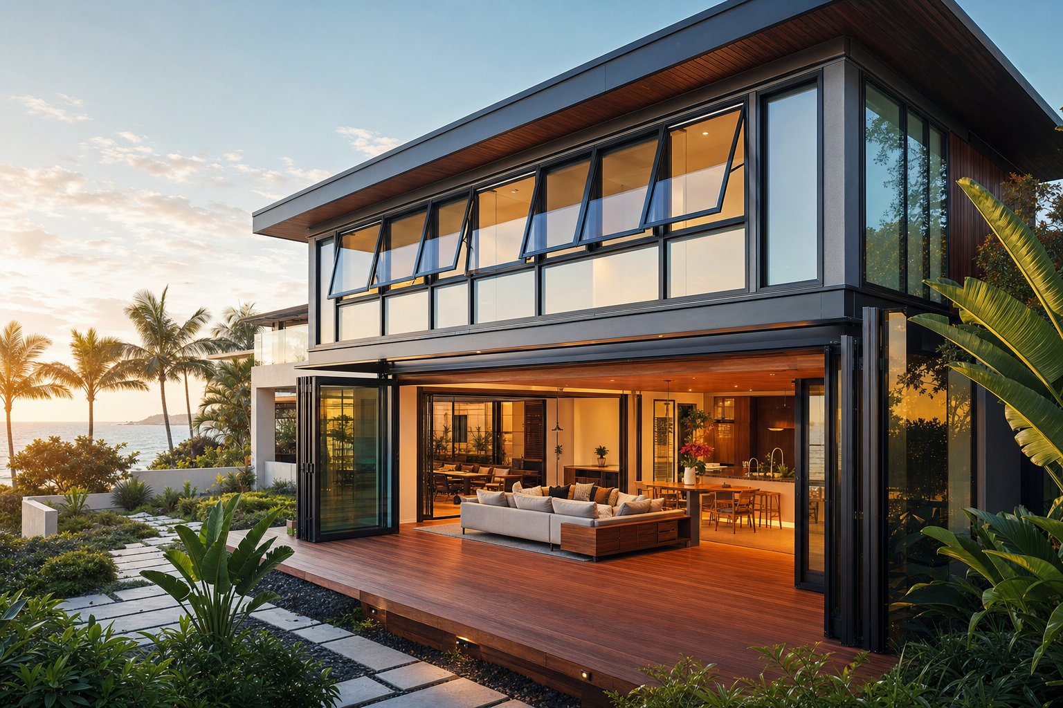 casement sliding awning and bi fold windows each place unique structural demands on aluminium frame thickness