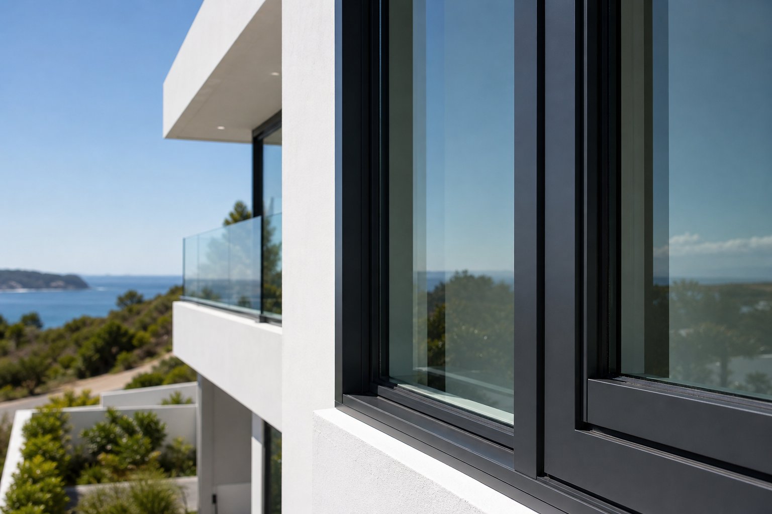 certified powder coated aluminium window frames maintaining colour integrity under intense australian sunlight