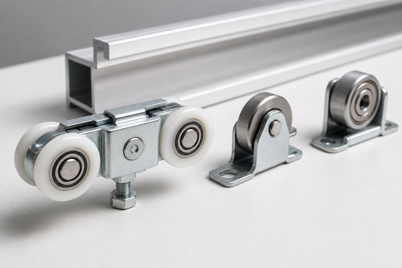 different roller types suit different track profiles and door weights %E2%80%94 matching them correctly is essential