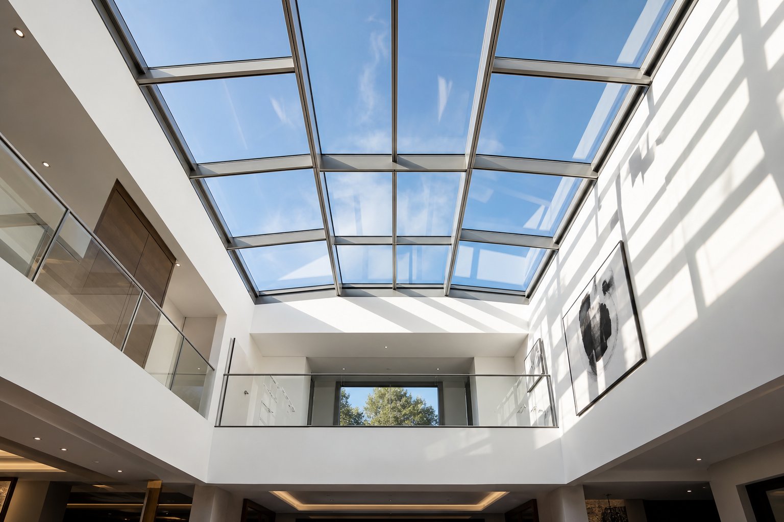 overhead skylight installations demand specialised drawing details addressing gravity loading enhanced drainage and safety glazing requirements