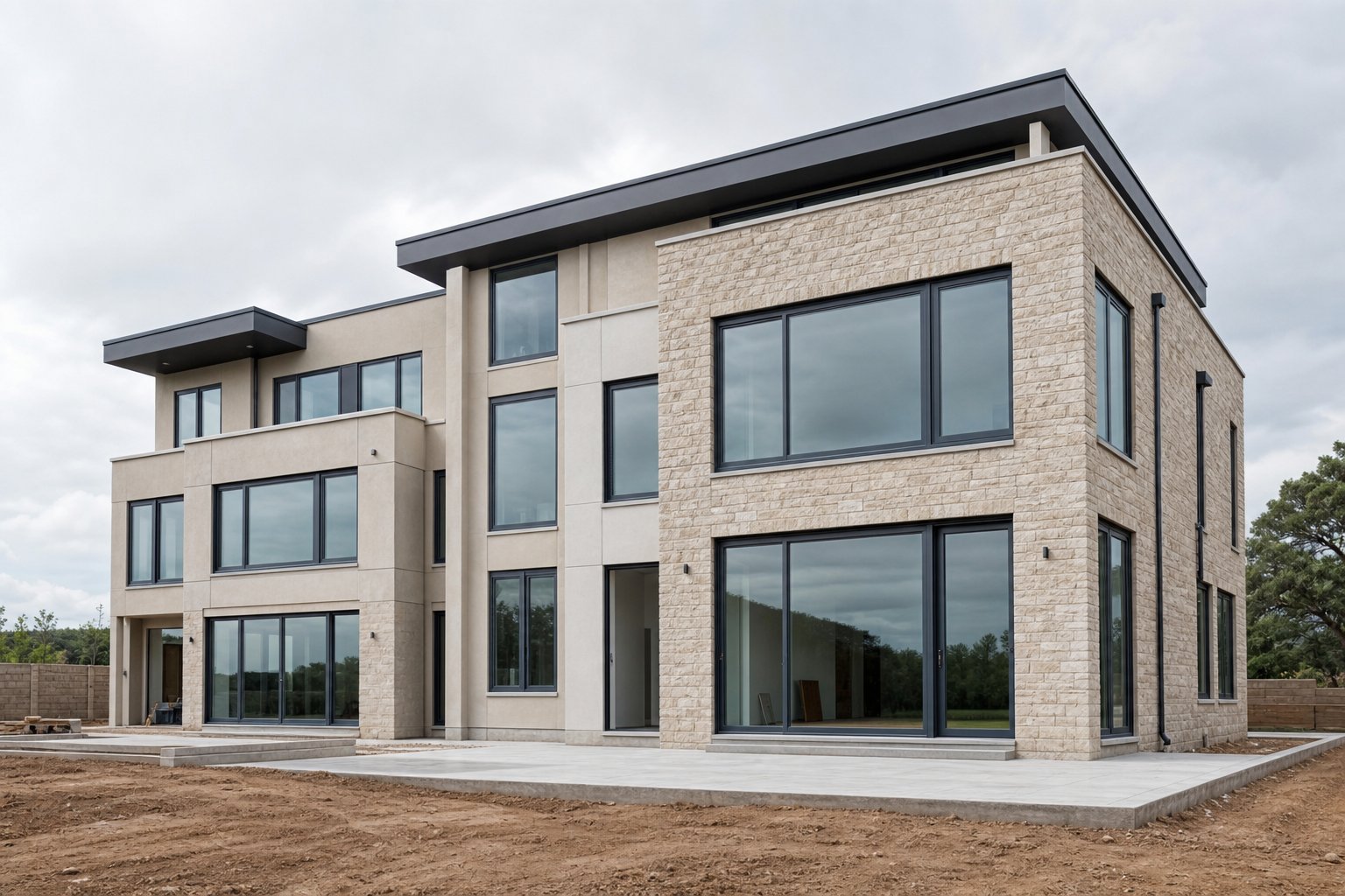 project scale installation of double glazed aluminium sliding windows across a multi storey residential development