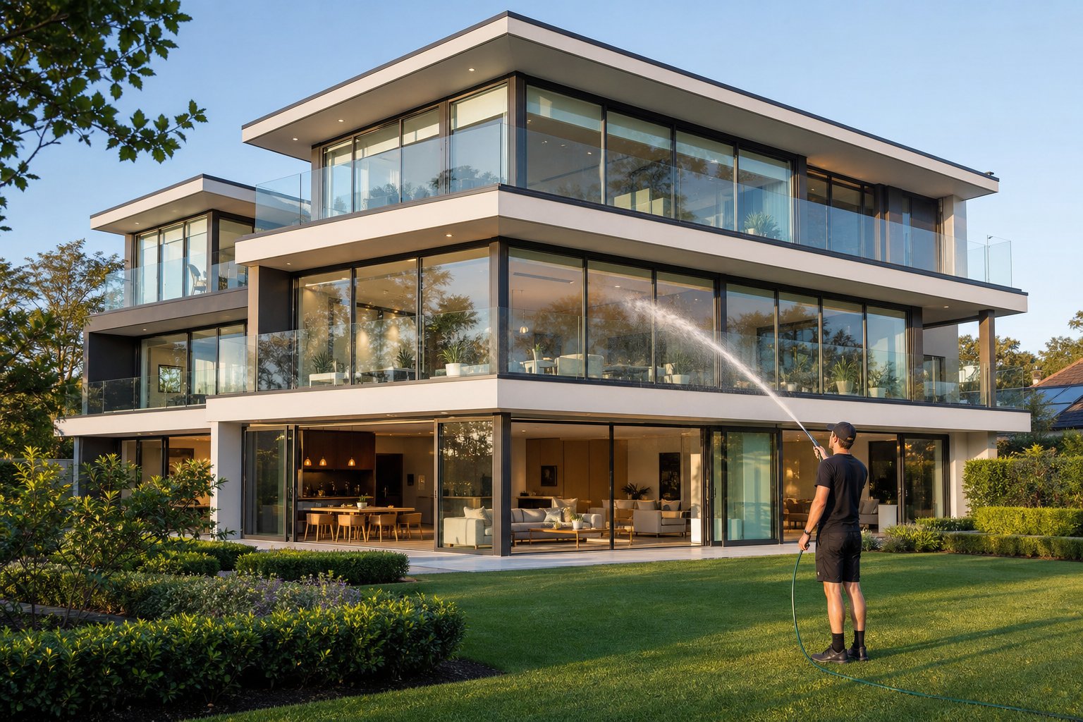 regular seasonal maintenance including gentle rinsing keeps aluminium window frames and seals in optimal condition