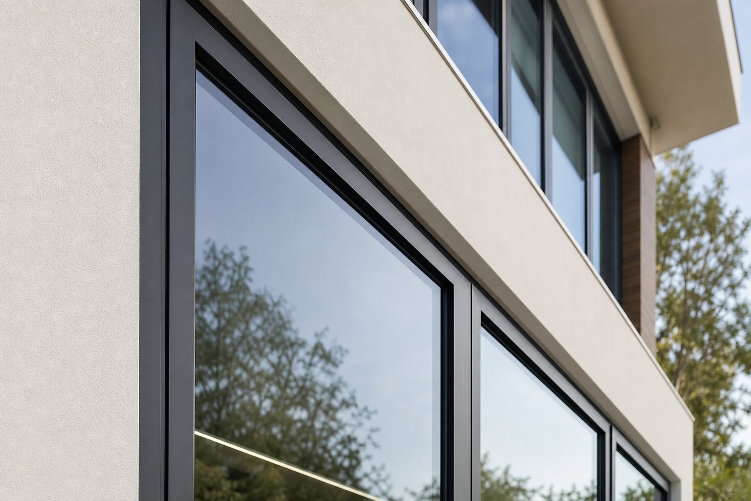 slim profile aluminium window frames offering durability and modern aesthetics for australian homes