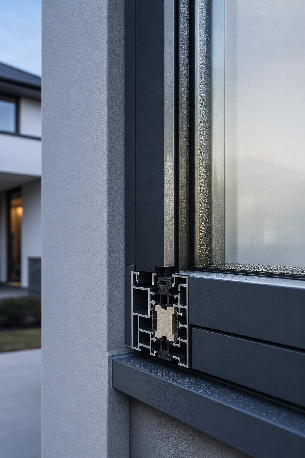 aluminium frames conduct temperature rapidly making weatherstrip quality critical for condensation control and energy efficiency