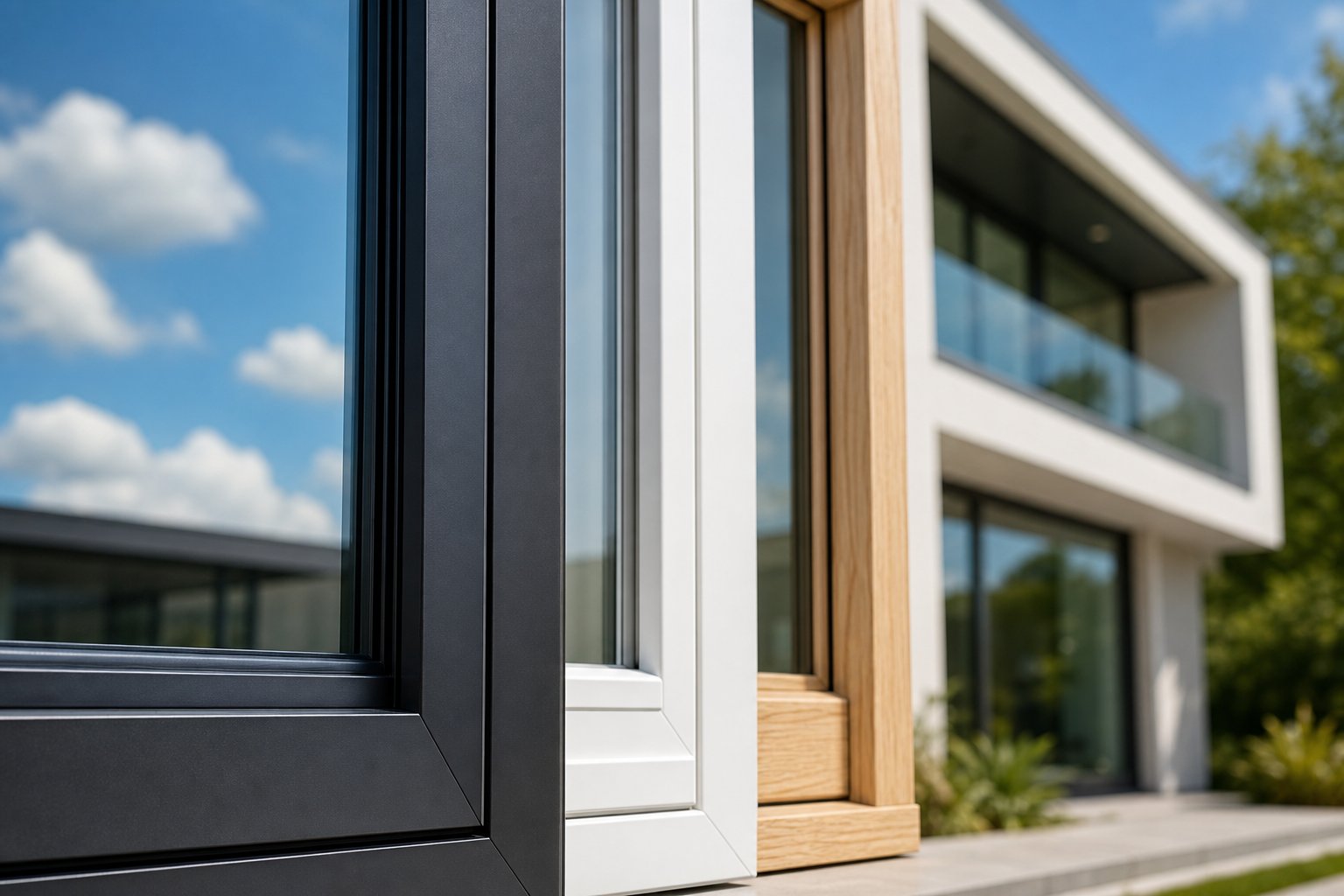 aluminium frames deliver slimmer sightlines and greater structural strength at large spans compared to upvc and timber alternatives