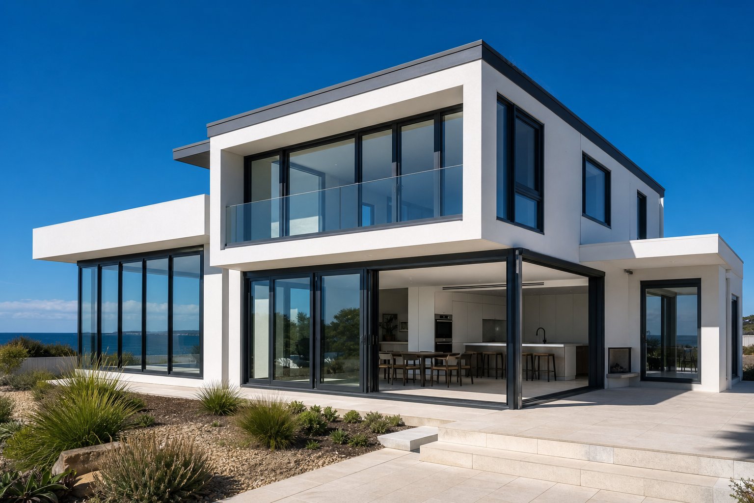 powder coated aluminium window frames maintaining colour stability in australia's high uv coastal environment