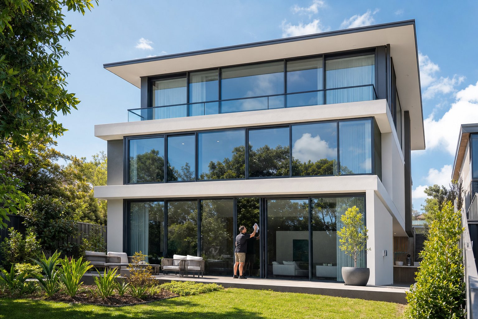 regular cleaning of aluminium window frames prevents corrosion and maintains long term performance