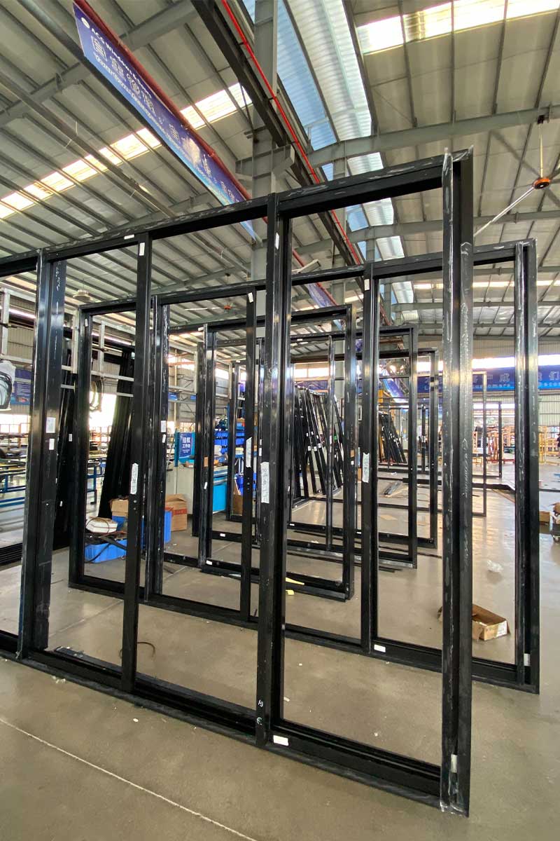 routine lubrication of aluminium window hardware as part of a biannual preventive maintenance schedule