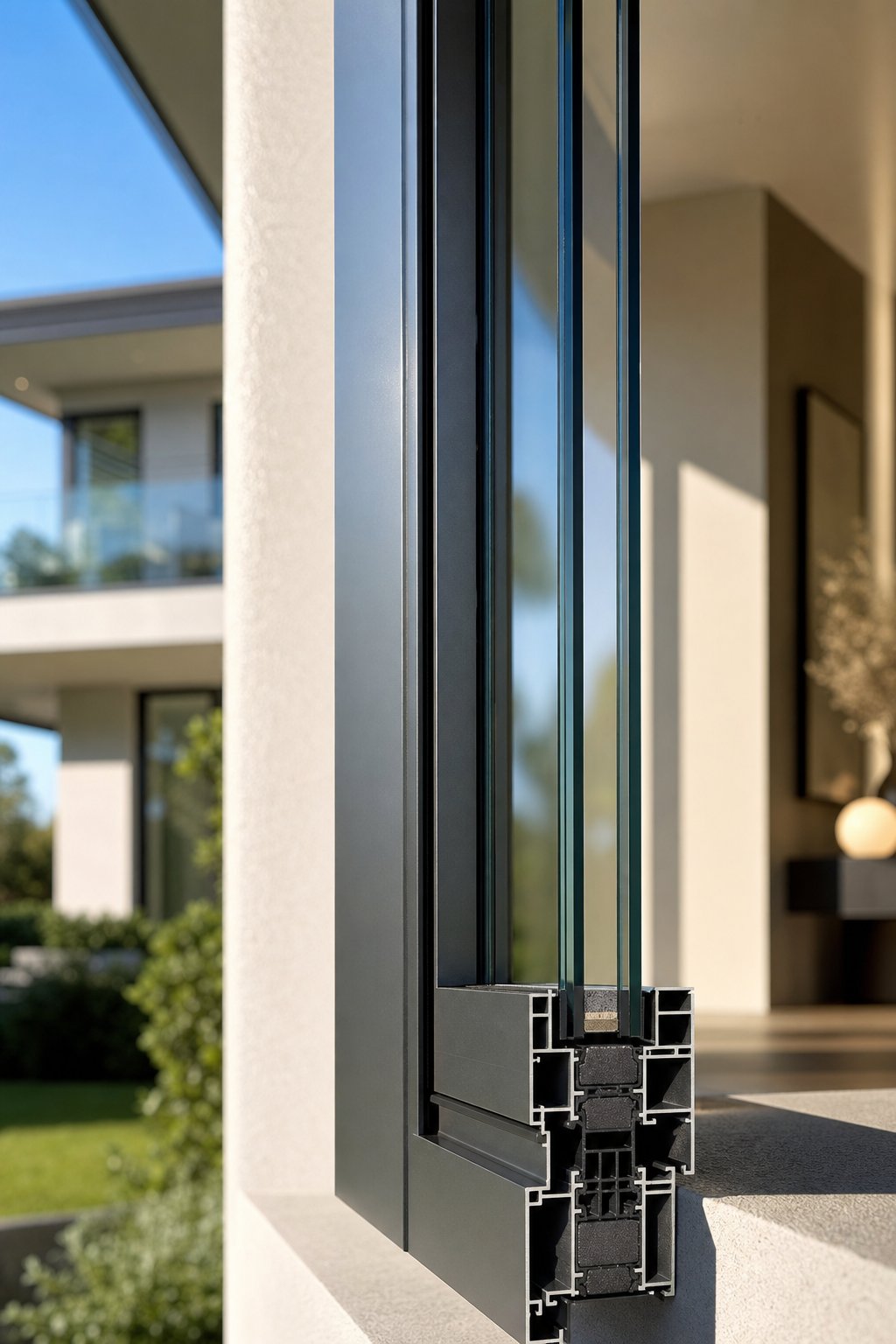 thermally broken aluminium frames with double glazing reduce heat transfer in wa's extreme conditions