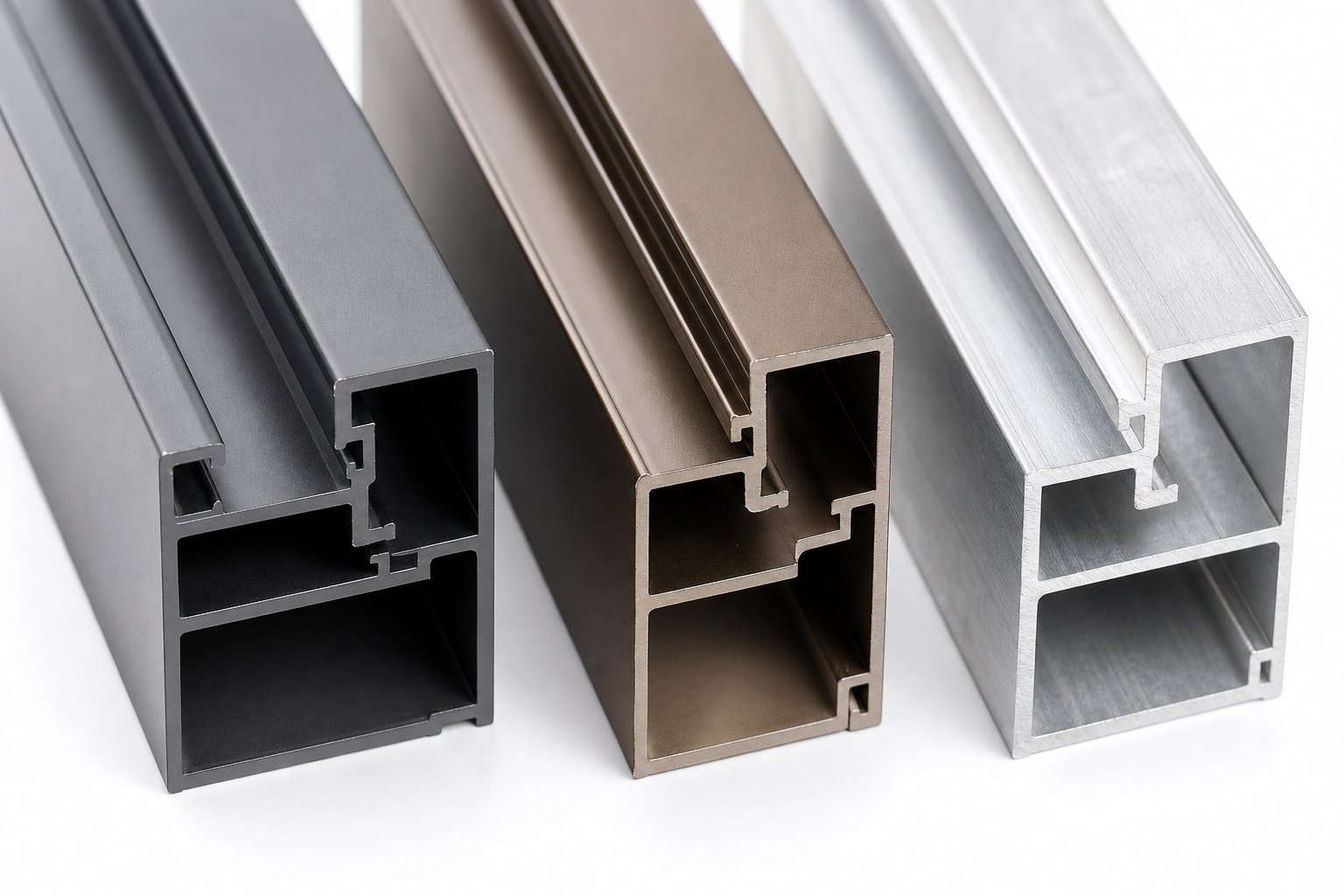 three common aluminium frame finishes %E2%80%94 powder coated anodized and mill finish %E2%80%94 each requiring a different cleaning approach