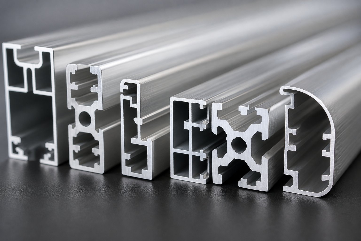 aluminium alloy extrusion profiles with varying cross sections designed for different structural and architectural window applications