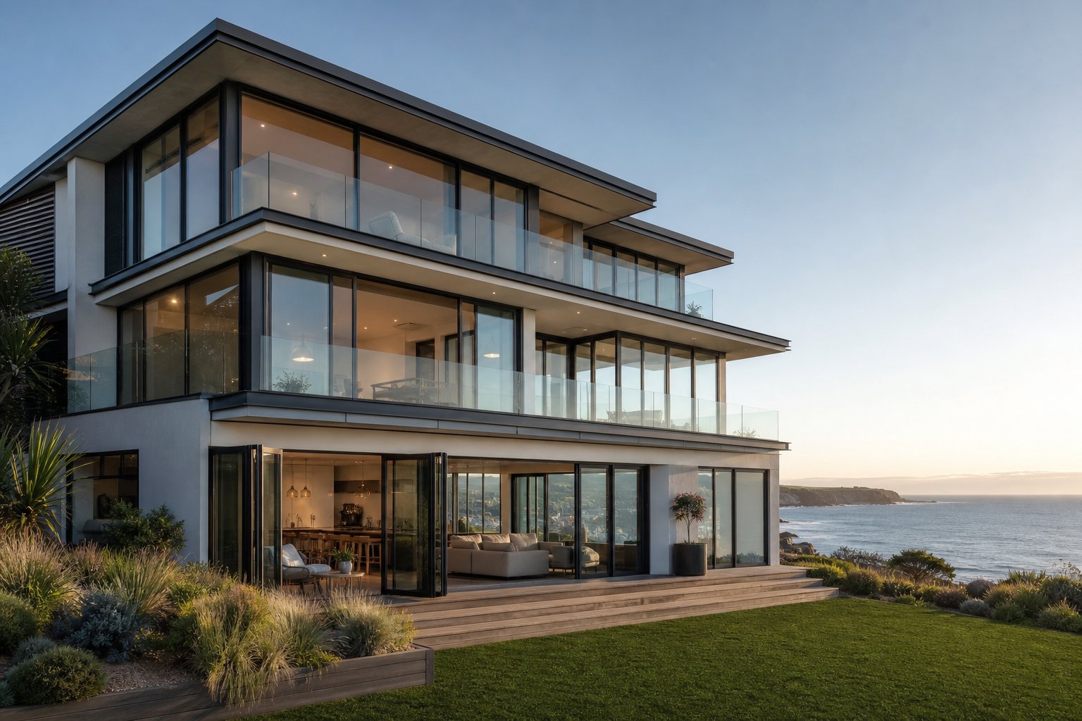 coastal australian homes with aluminium window frames require more frequent cleaning to combat salt spray corrosion