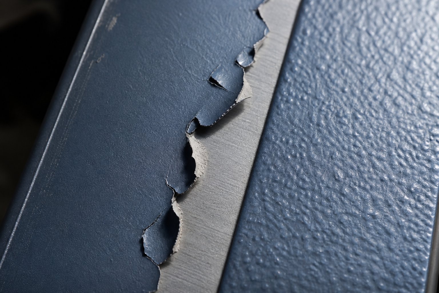 common spray paint failures on aluminium include peeling from skipped primer and orange peel texture from incorrect spray distance