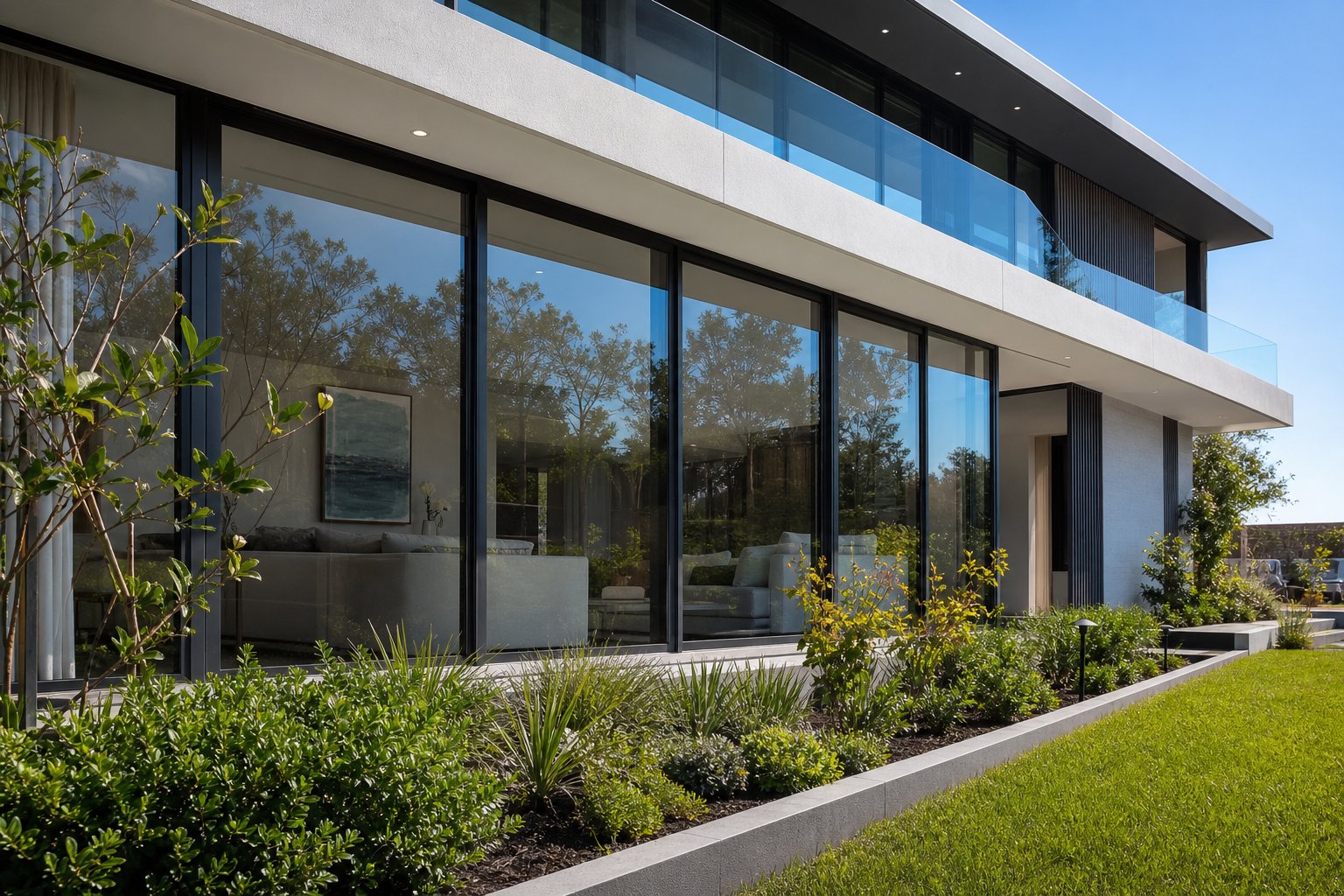 ground floor sliding aluminium windows where primary and secondary locks provide layered security