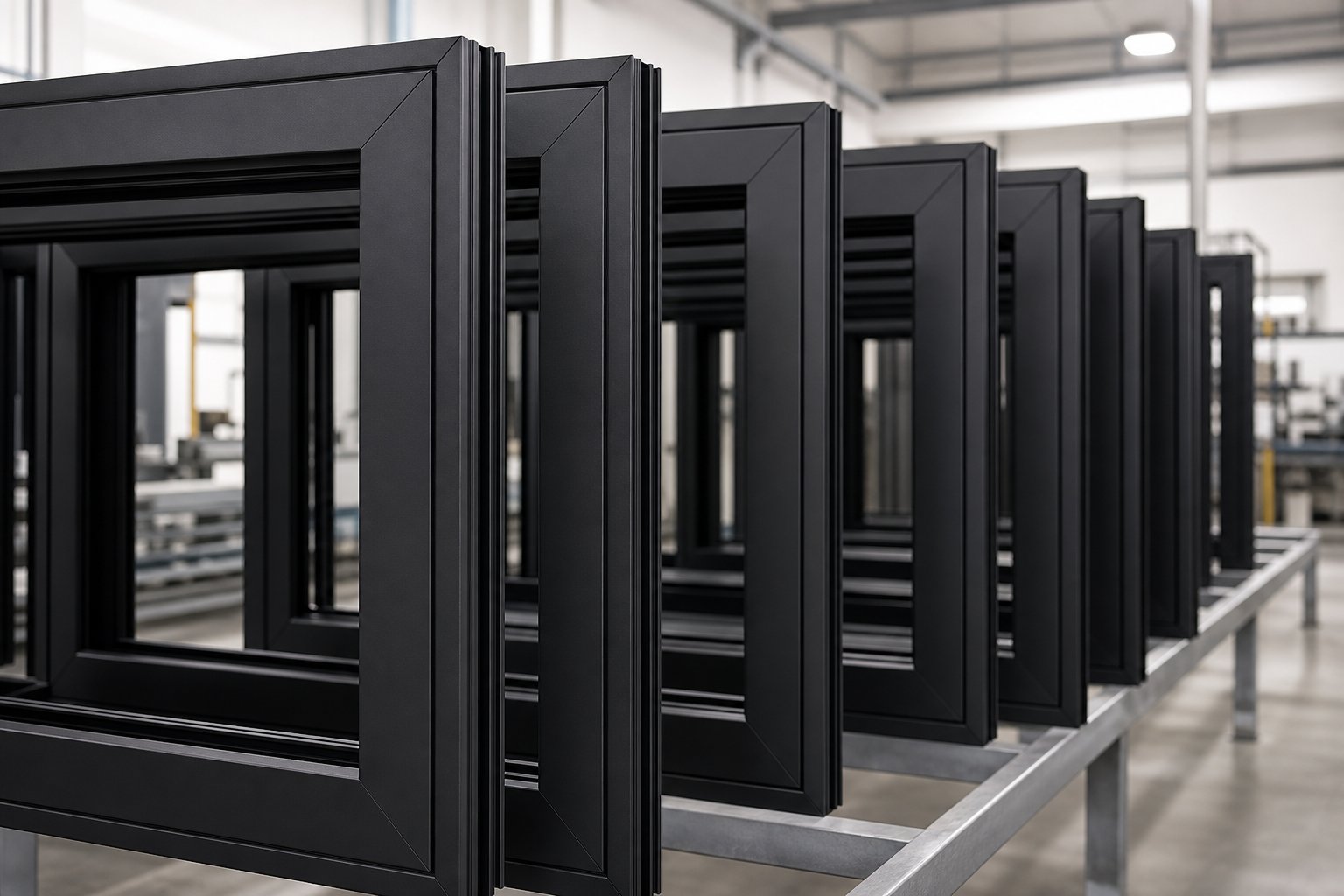 powder coated aluminium frames achieve a thick uniform finish that typically lasts 15 to 20 years before needing attention