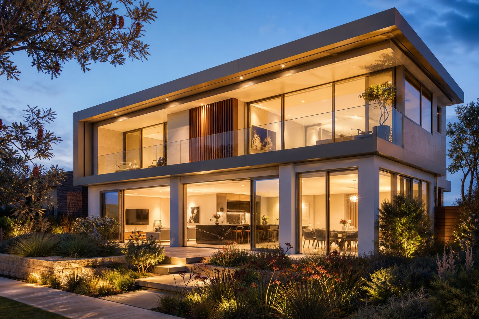 premium anodised aluminium window and door systems on a modern australian home representing long term value and architectural quality