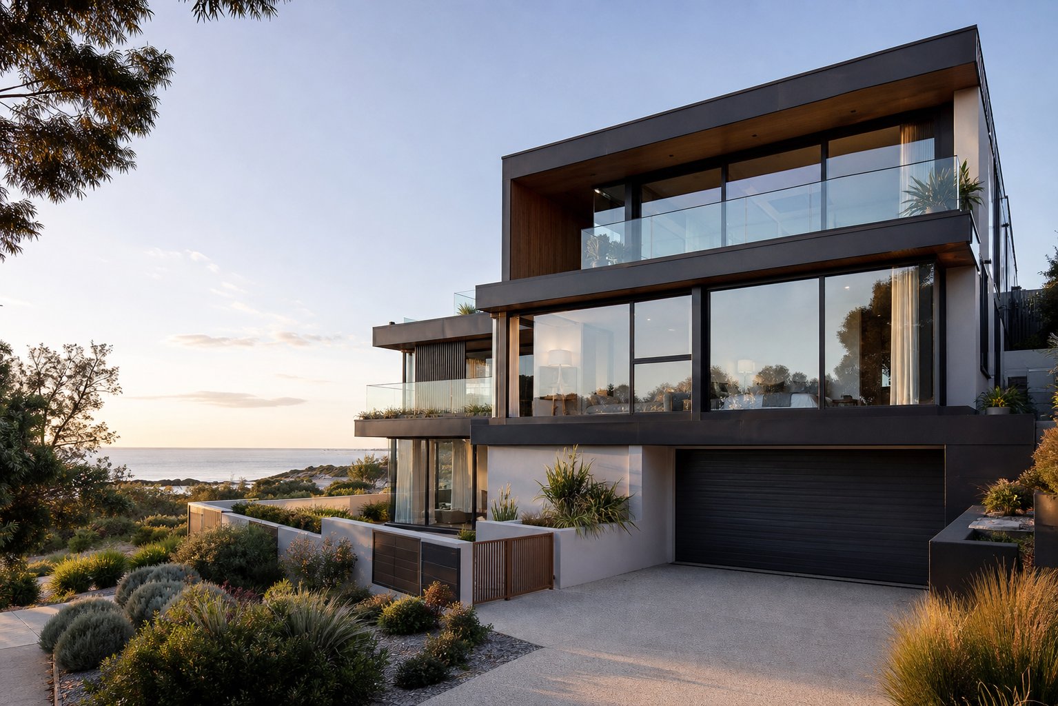 quality powder coated slimline aluminium frames maintain their finish for decades in coastal australian conditions