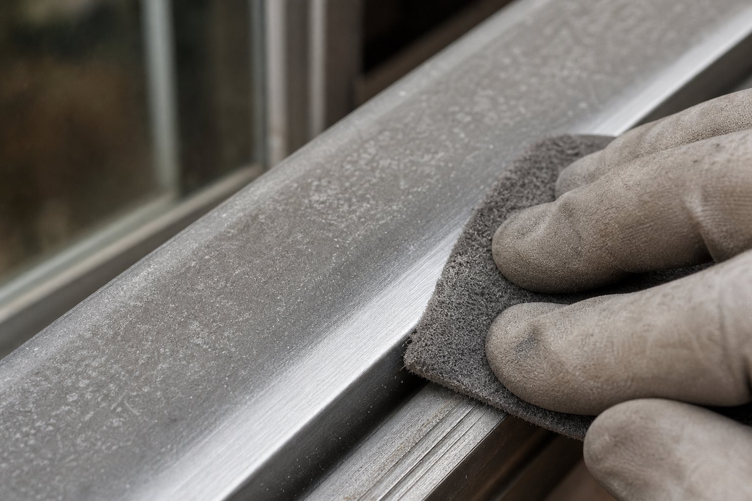 removing oxidation reveals the bright aluminium beneath using progressive sanding techniques matched to damage severity
