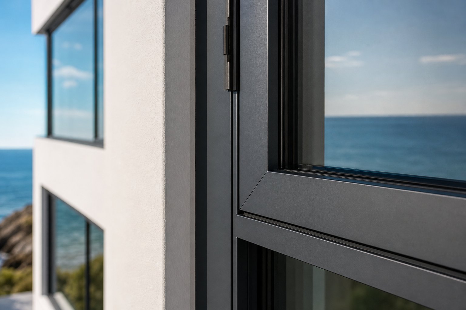 premium powder coated aluminium window frames engineered for salt air durability on wollongong's coastline