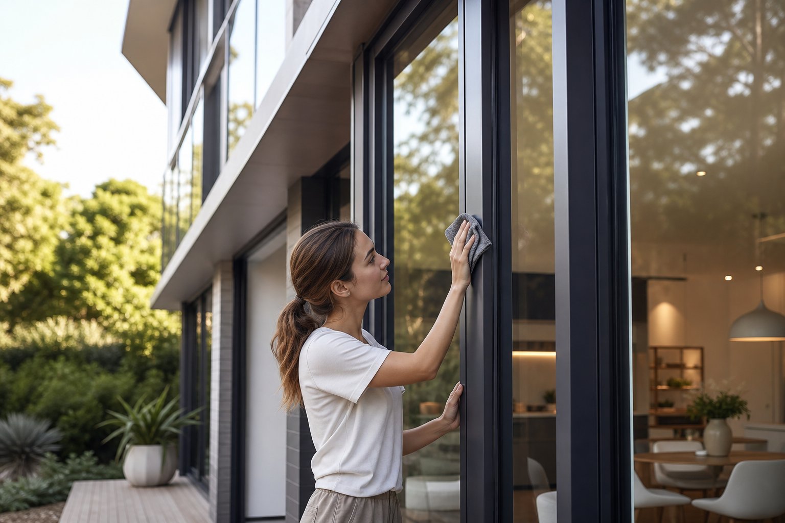 regular gentle cleaning extends the lifespan of repainted aluminium frames by years